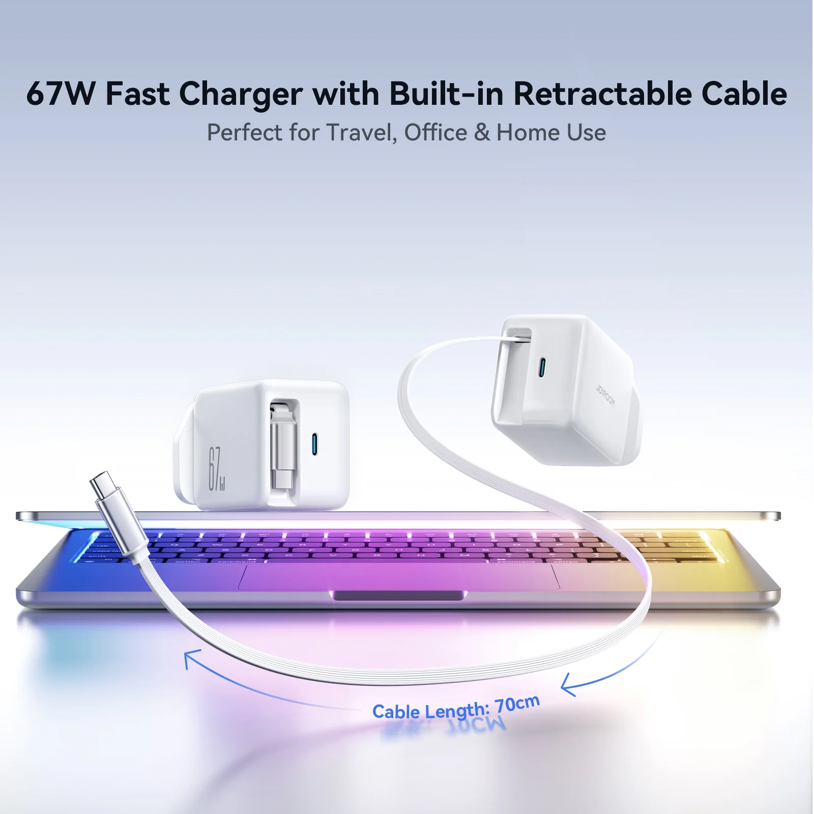 Joyroom -- JR-TCL06 67W 伸縮線插頭 - Image 2