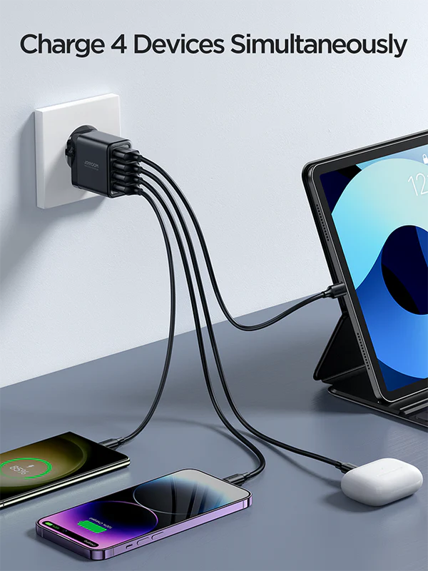 Joyroom -- JR-TCN03 24W 4USB輸出 插頭 - Image 2