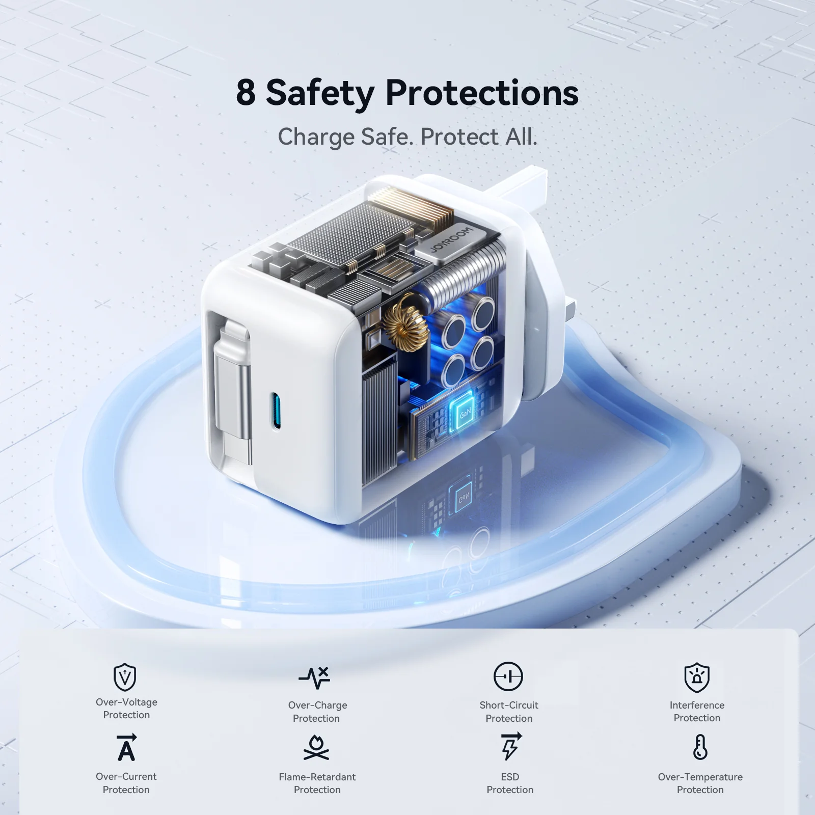 Joyroom -- JR-TCL06 67W 伸縮線插頭 - Image 5