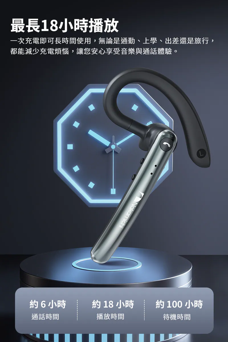 Nakamichi -- N2 單耳式掛耳藍牙耳機 - Image 8