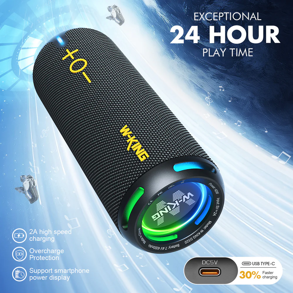 W-King -- D320 40W 藍芽喇叭 - Image 5