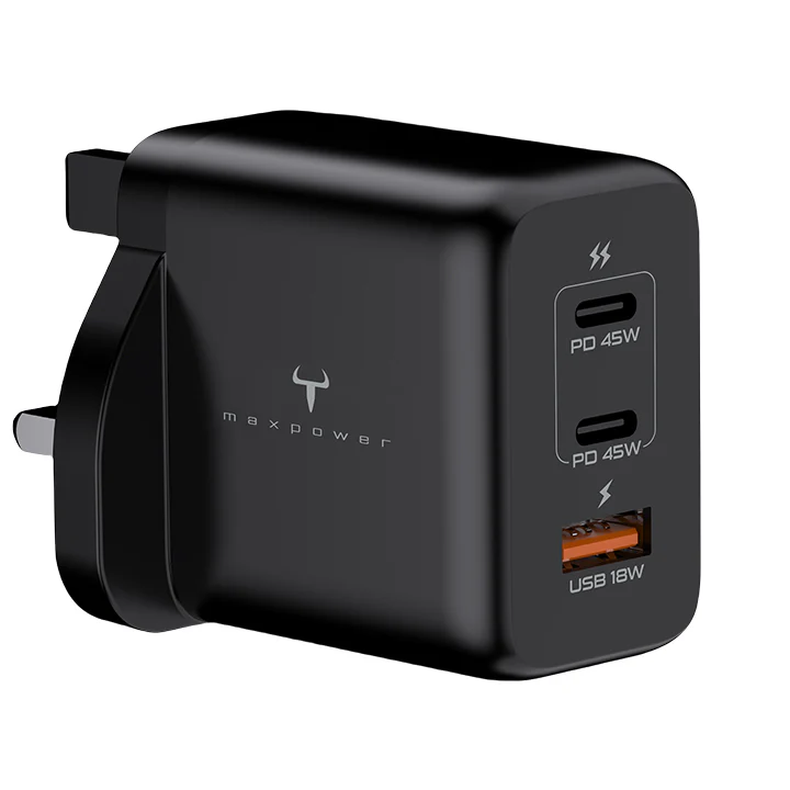 牛魔王 -- TG45XV2 45W 3 位 GaN USB 充電器