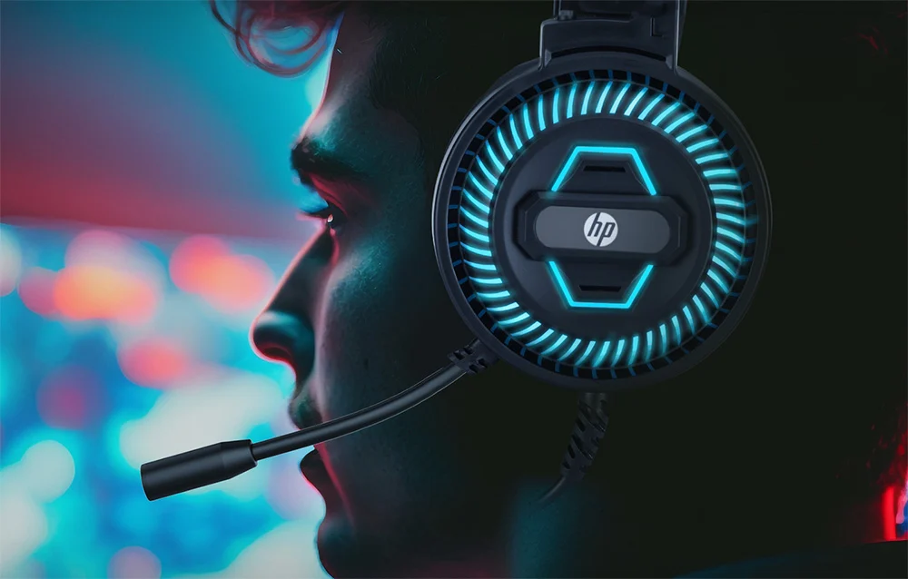 HP -- DHE-8001U 有線耳筒 (頭戴式) (USB頭) - Image 2