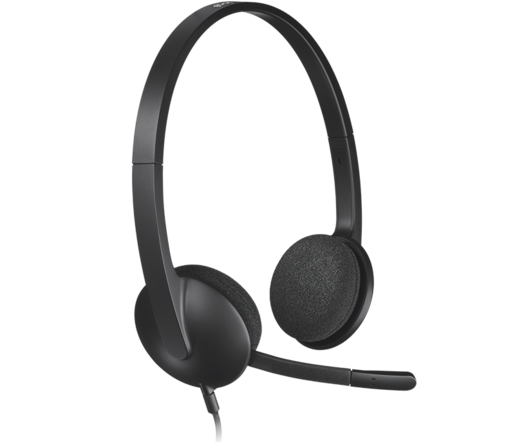 Logitech -- H340 有線耳筒 (頭戴式) (USB頭) - Image 2