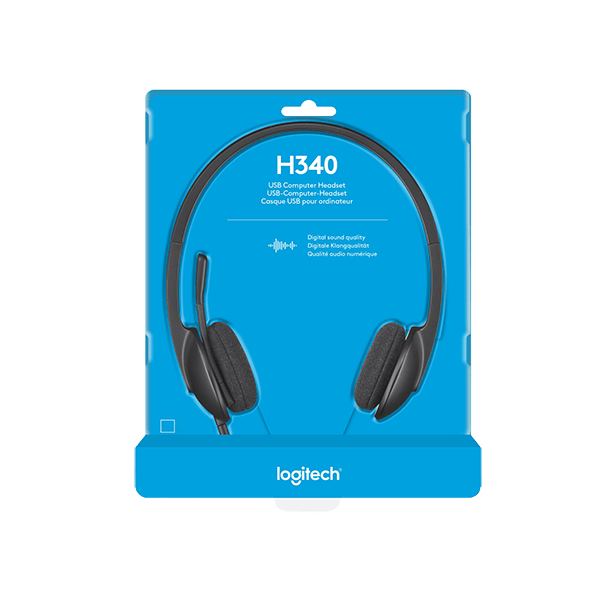 Logitech -- H340 有線耳筒 (頭戴式) (USB頭) - Image 3