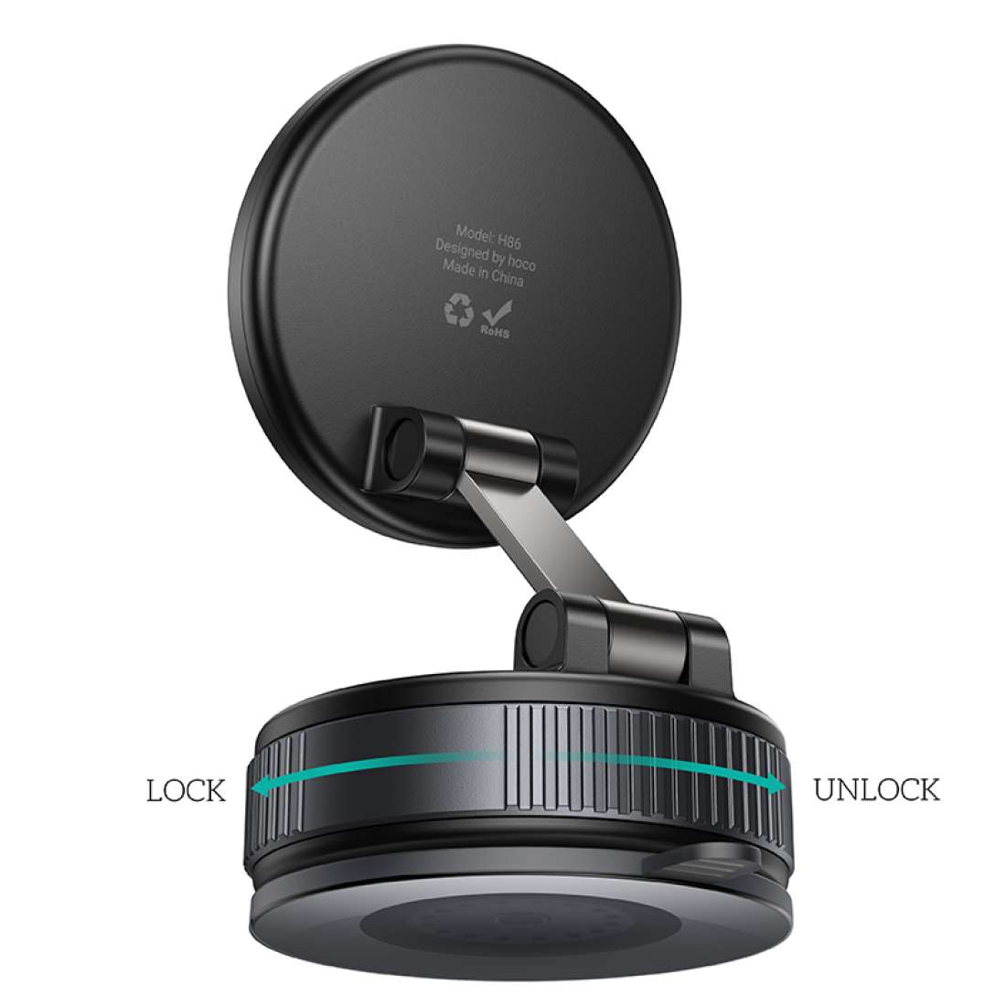 Hoco -- H86 多場景手動吸盤 磁吸支架 - Image 6