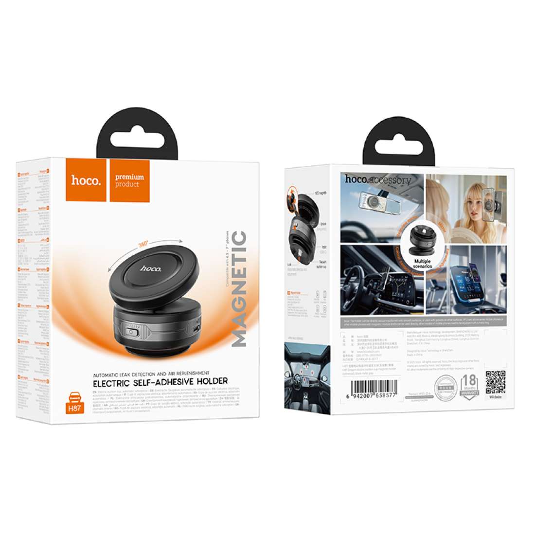 Hoco -- H87 多場景電動吸盤磁吸支架