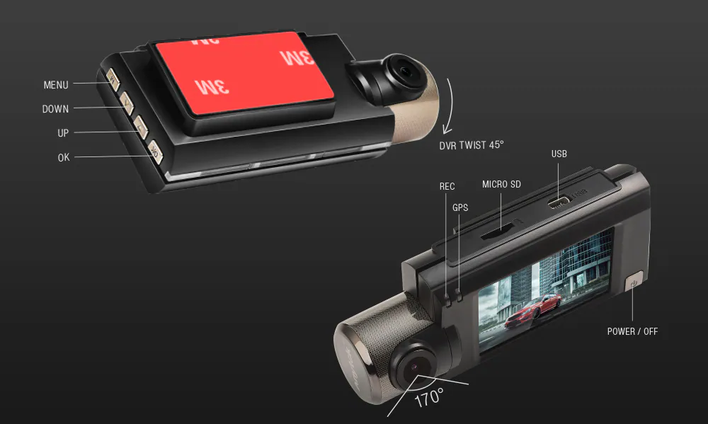 Anytek -- G100 單鏡頭行車記錄儀 - Image 6